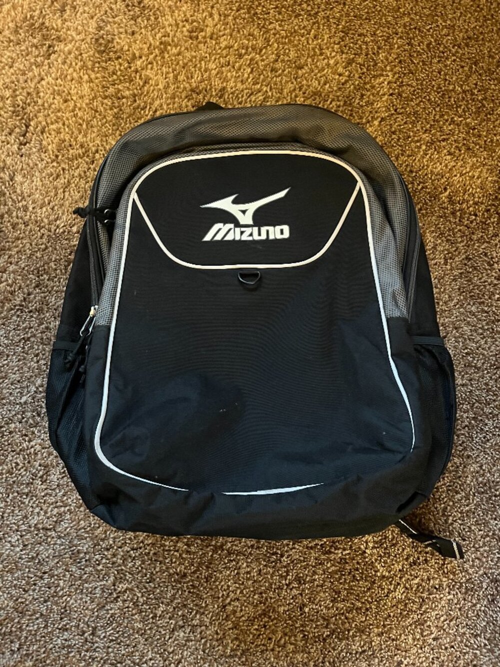 Black Mizuno volleyball backpack